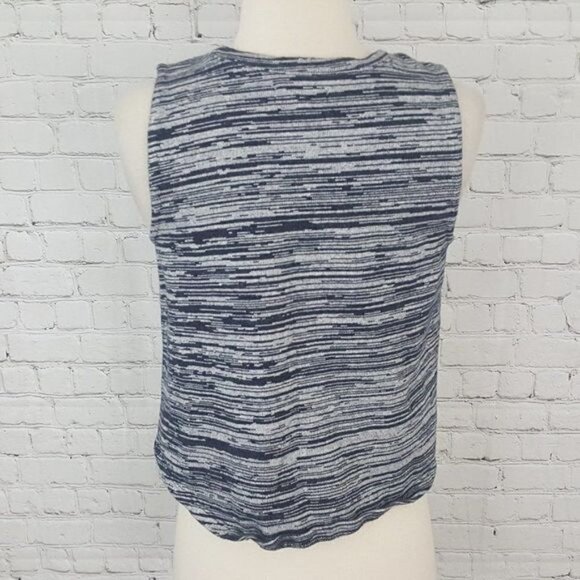 MADEWELL Space Dye Tank Top Blue White Shirt S - Picture 3 of 6